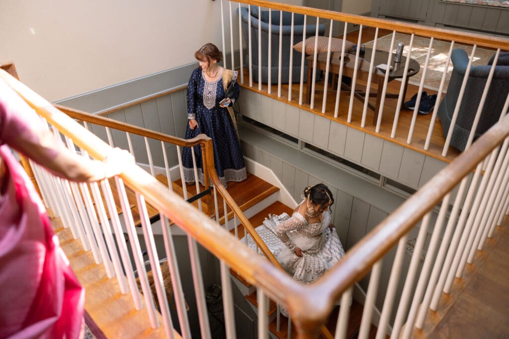 Blended Indian wedding at the Cobb Hill Estate in New Hampshire. 
