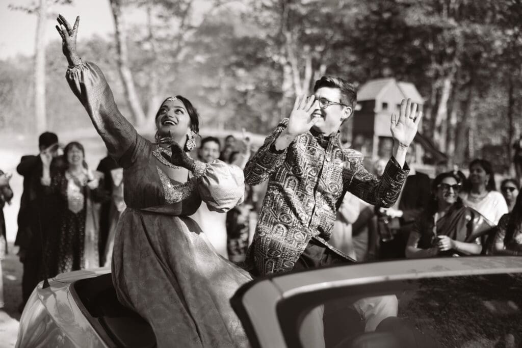 Blended Indian wedding at the Cobb Hill Estate in New Hampshire. 