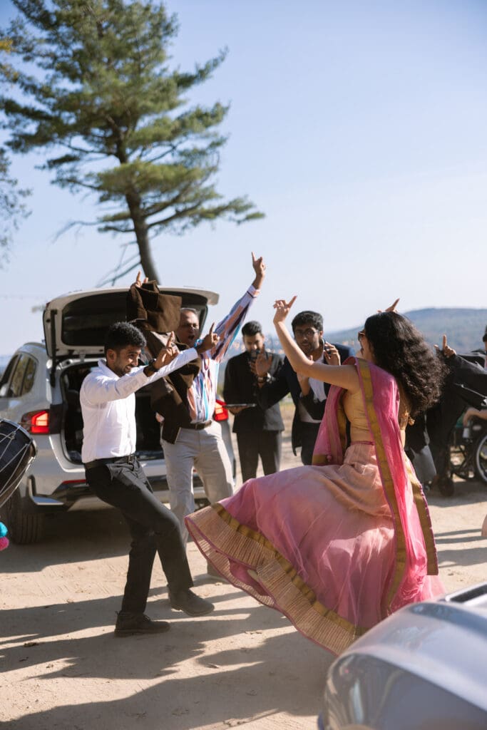 Blended Indian wedding at the Cobb Hill Estate in New Hampshire. 