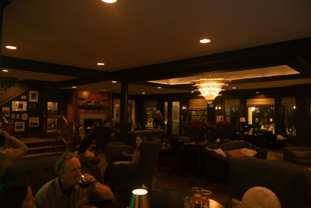 A winter wedding in the white mountains of New Hampshire at the Wentworth Inn in Jackson. 