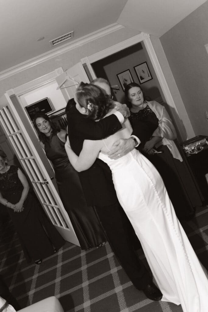 A winter wedding in the white mountains of New Hampshire at the Wentworth Inn in Jackson. 