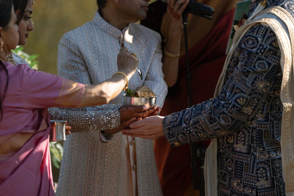 Blended Indian wedding at the Cobb Hill Estate in New Hampshire. 