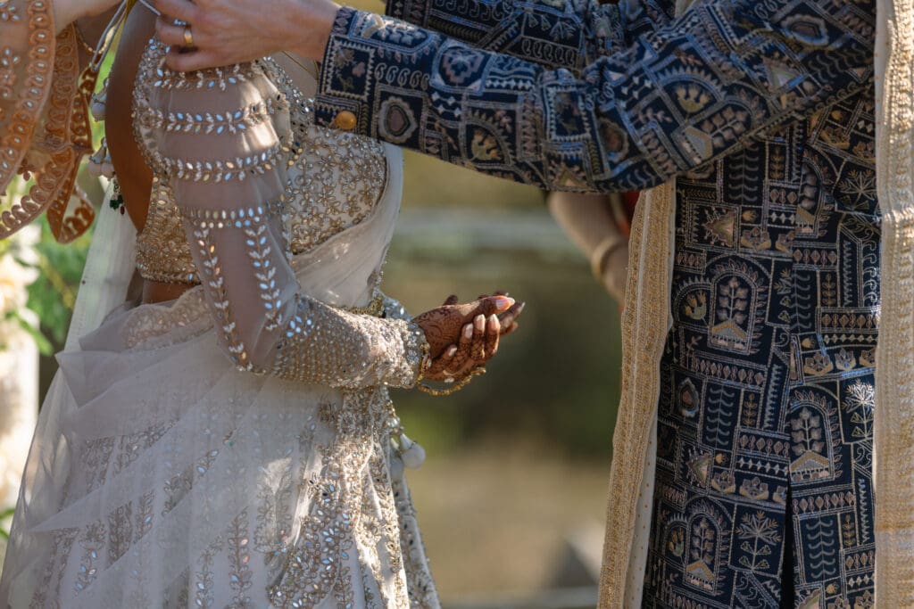 Blended Indian wedding at the Cobb Hill Estate in New Hampshire. 