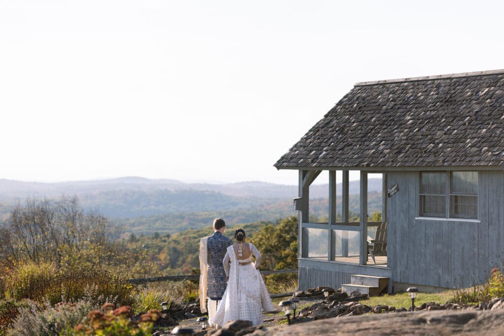 Blended Indian wedding at the Cobb Hill Estate in New Hampshire. 