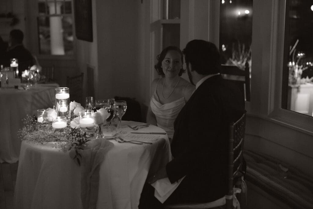 A winter wedding in the white mountains of New Hampshire at the Wentworth Inn in Jackson. 