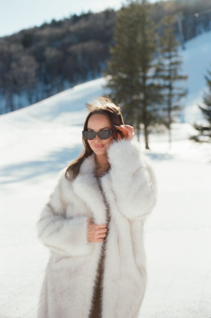 Luxury Ski Engagement Session at Killington, Vermont