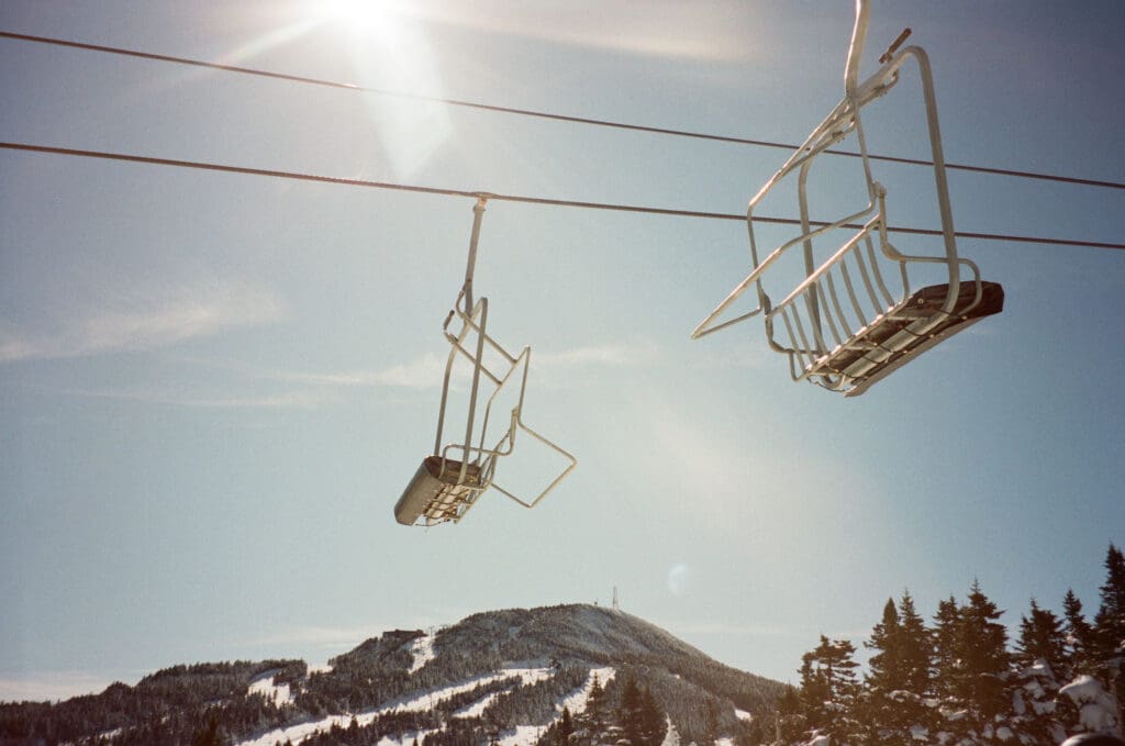 Luxury Ski Engagement Session at Killington, Vermont