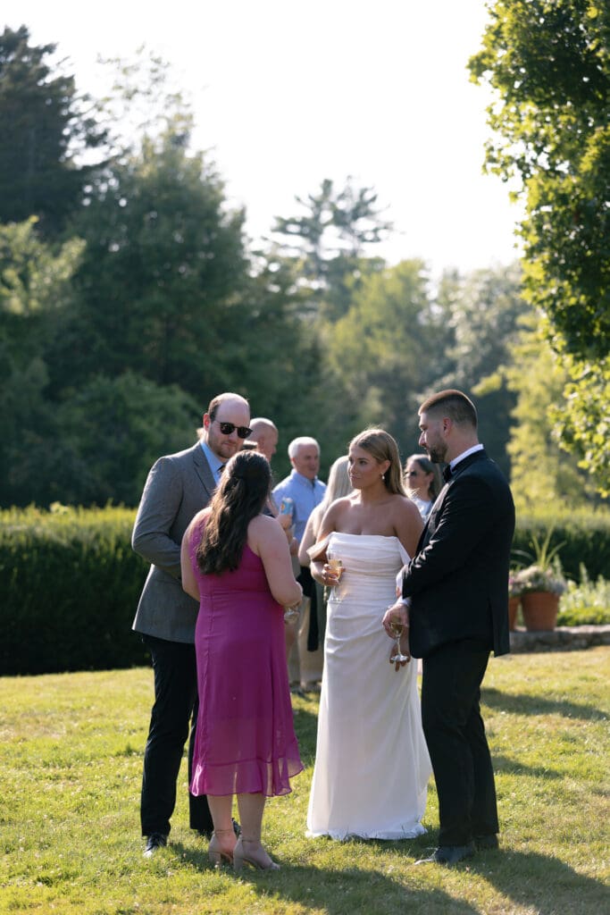 A Summer Wedding at The Fells Estate in Newbury, NH