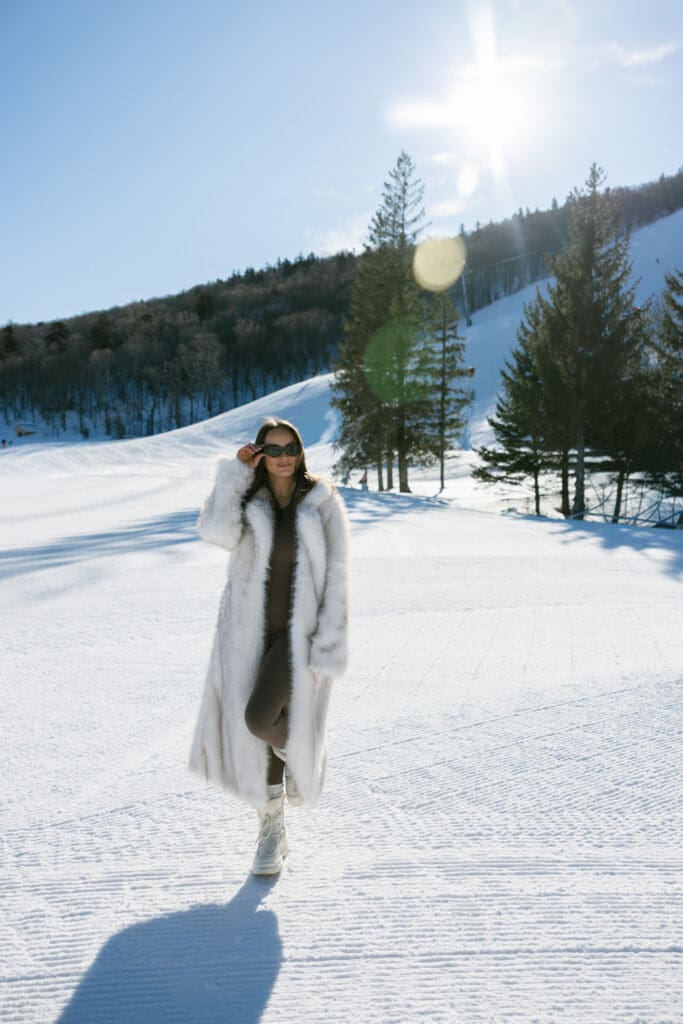 Luxury Ski Engagement Session at Killington, Vermont