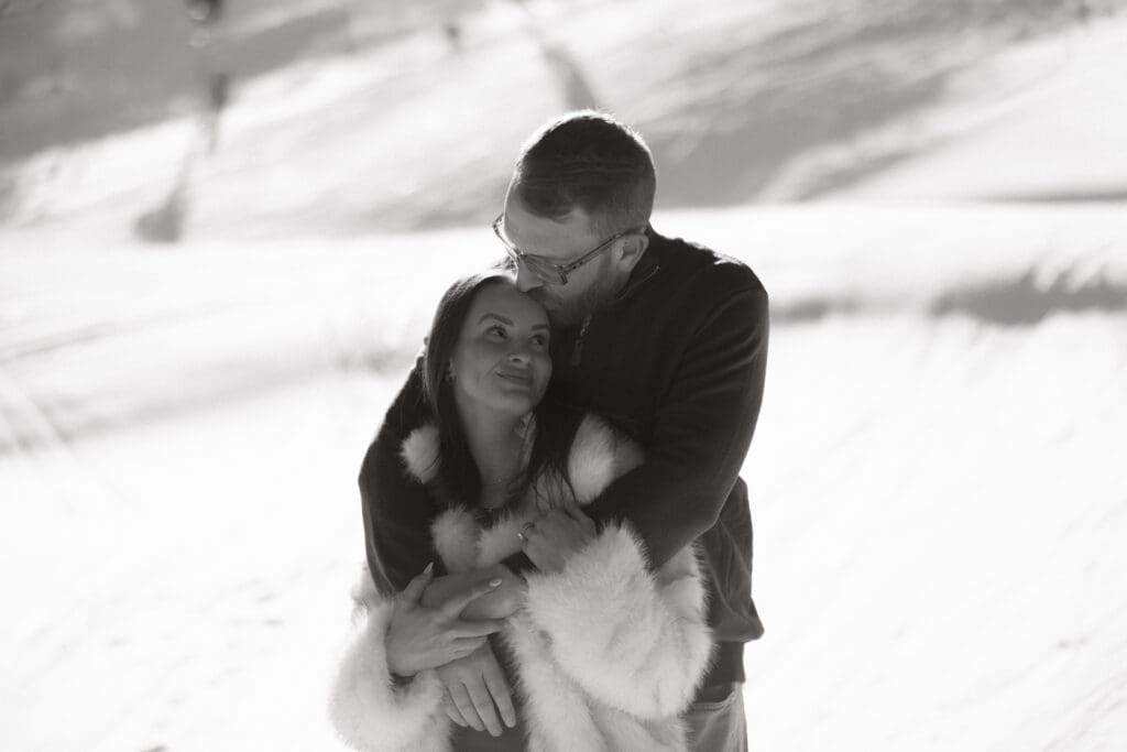 Luxury Ski Engagement Session at Killington, Vermont