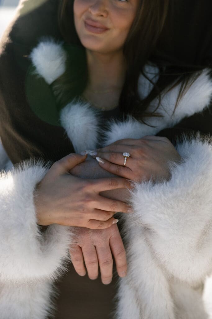 Luxury Ski Engagement Session at Killington, Vermont