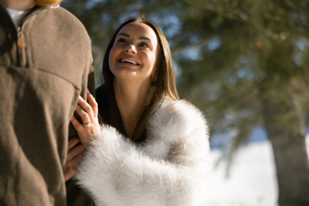 Luxury Ski Engagement Session at Killington, Vermont