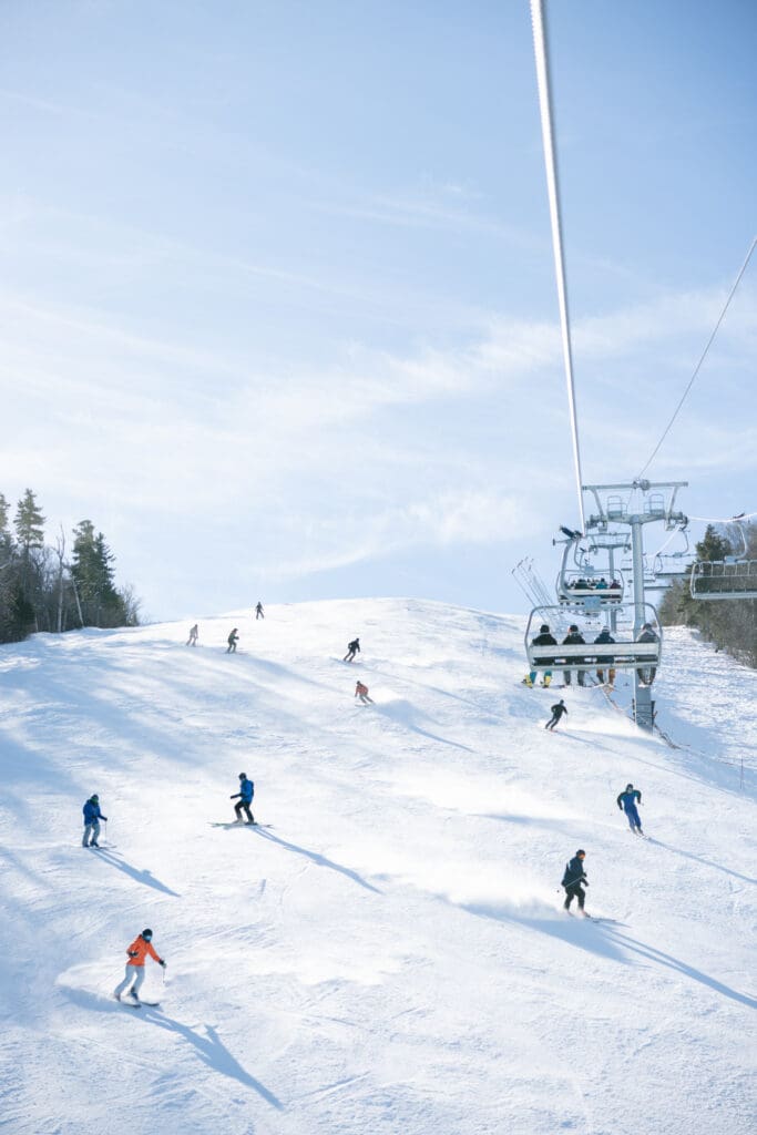 Luxury Ski Engagement Session at Killington, Vermont