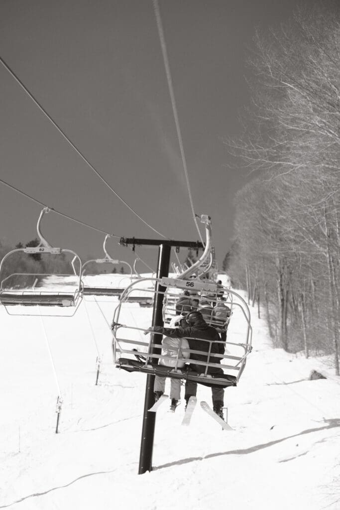 Luxury Ski Engagement Session at Killington, Vermont