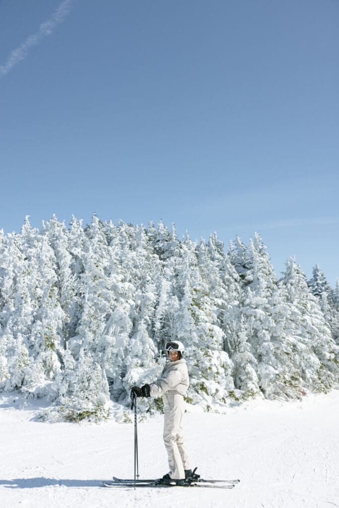 Luxury Ski Engagement Session at Killington, Vermont