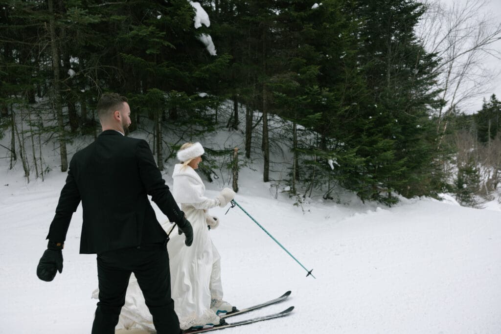 A Luxury Winter Wedding Weekend in the White Mountains: Skiing at Loon Mountain Resort and Celebrating at Owl’s Nest Resort