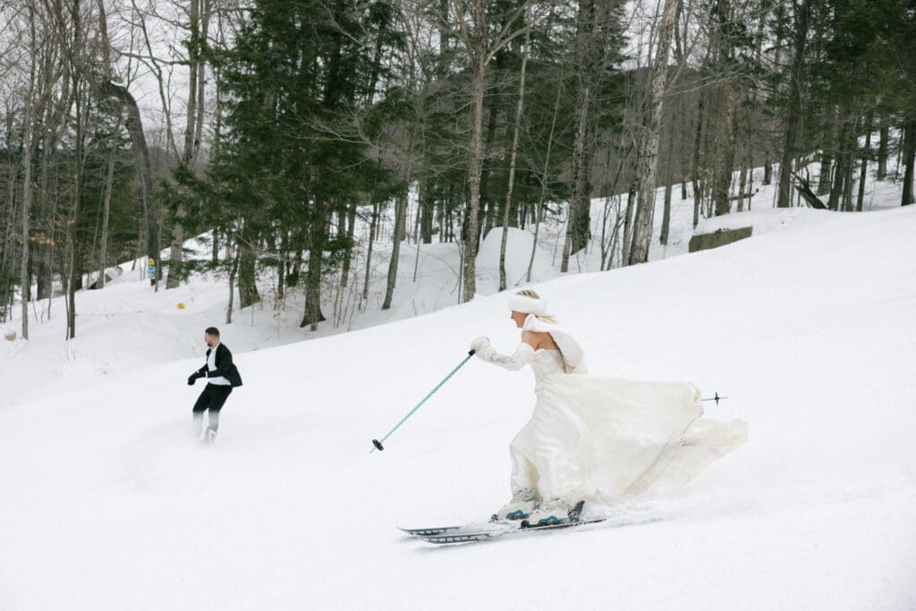 A Luxury Winter Wedding Weekend in the White Mountains: Skiing at Loon Mountain Resort and Celebrating at Owl’s Nest Resort
