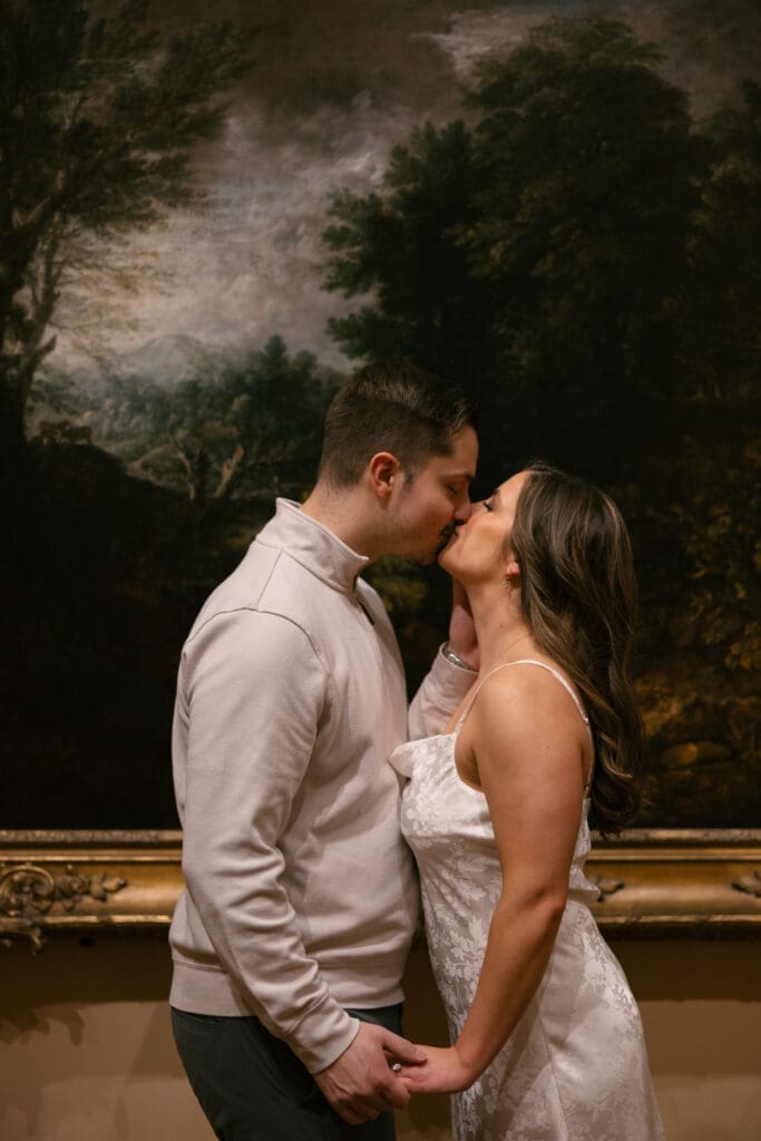 Worcester Art Museum engagement session.