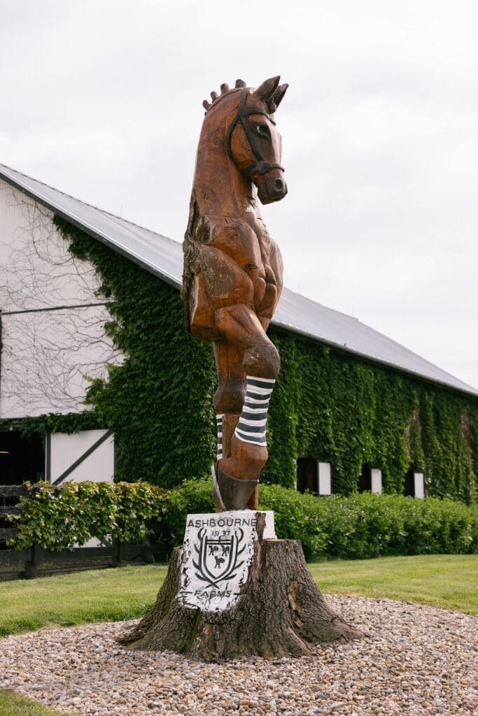 Horse statue at Ashbourne Farms in La Grange, Kentucky. 