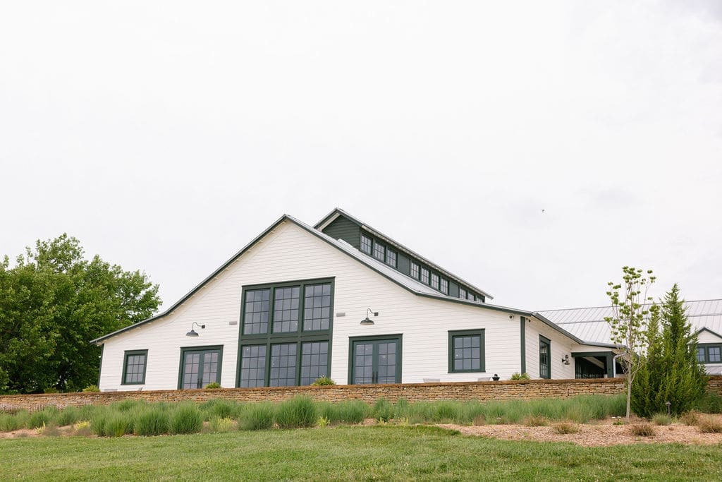Reception building at Ashbourne Farms, in La Grange, Kentucky. 